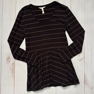 Matilda Jane Gold Striped Black Tunic